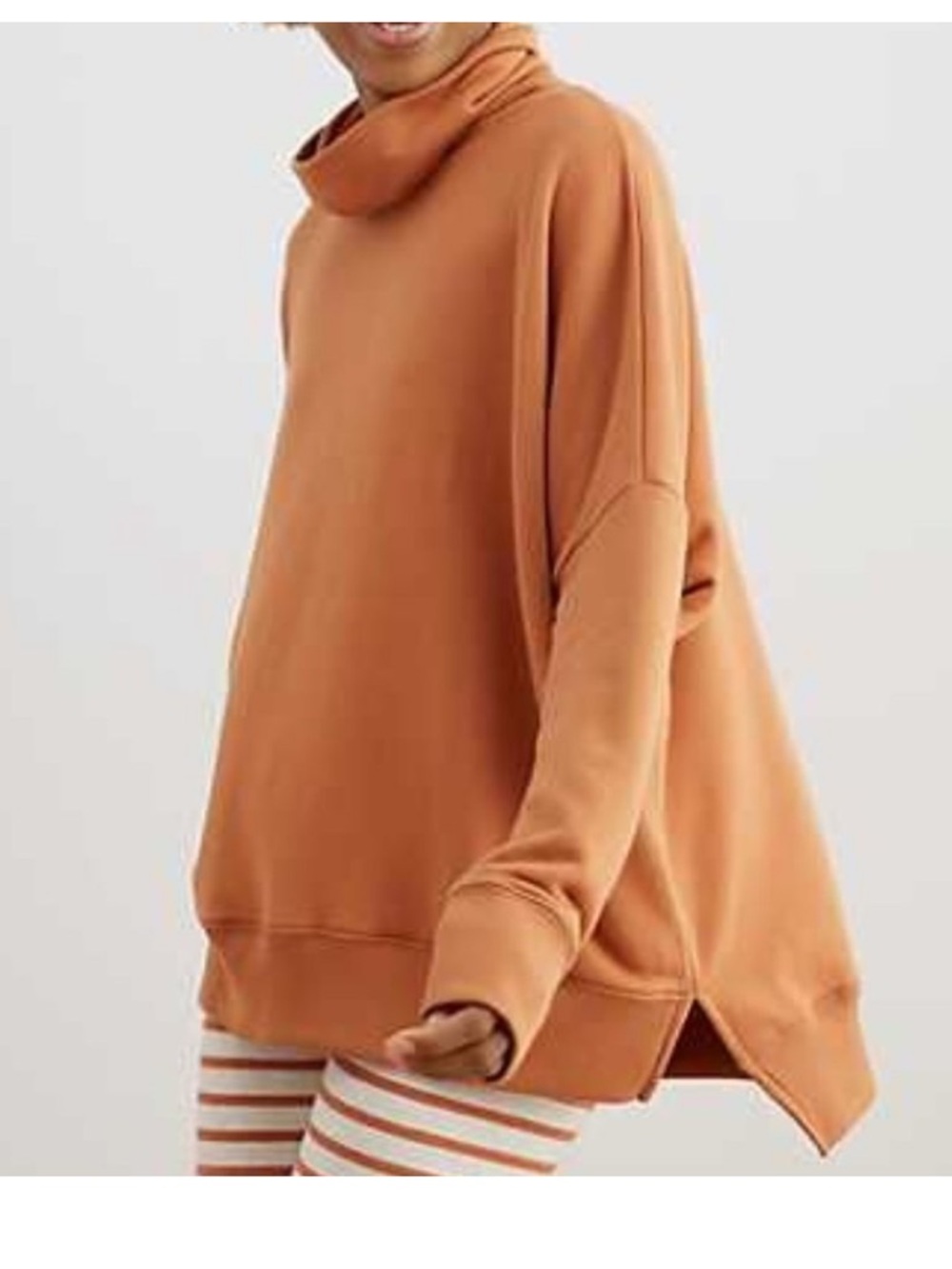 Aerie Sunday Soft Oversize Turtleneck Sweatshirt Size Small